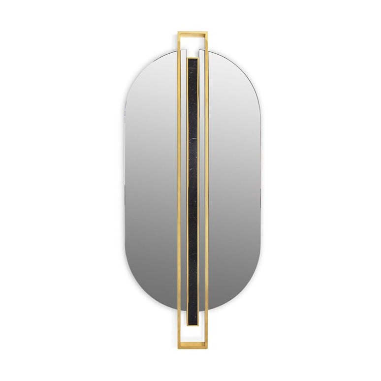 Shield Oval Mirror