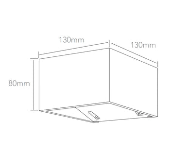 Outdoor Wall Light, 9W LED, Sandy Anthracite