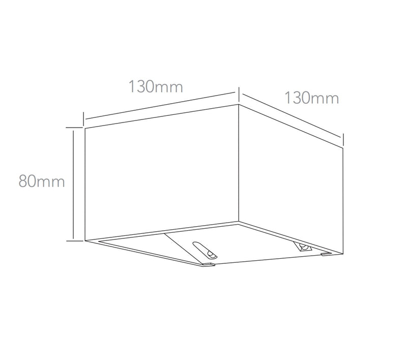 Outdoor Wall Light, 9W LED, Sandy Anthracite