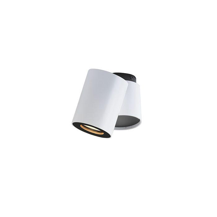 Barro I Ceiling Spot, White with Black Covers - matchless style