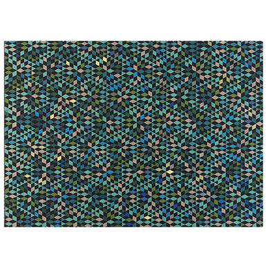 Triangles Rug - Diamond Applegreen