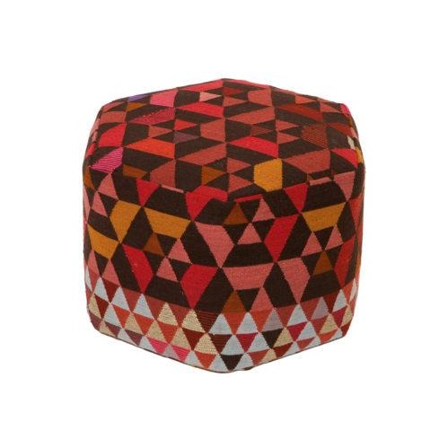 Triangles Rug - Pouffs - Tall