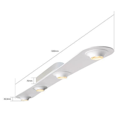 CG Lighting - Pai 1.2m Ceiling Light, White - Matchless Style