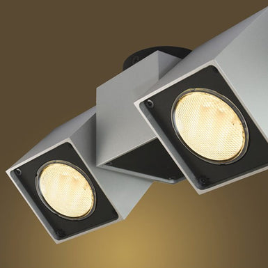 Ceiling Spot light II, GU10 Bulbs, White with Black Cover