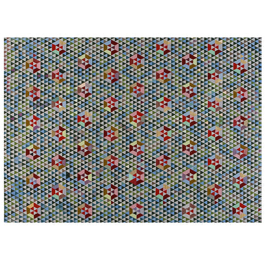 Triangles Rug - Trianglehex Sweet Green