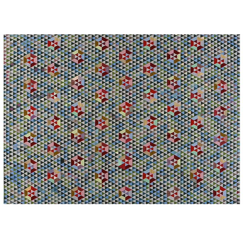 Triangles Rug - Trianglehex Sweet Green