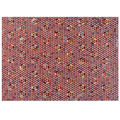Triangles Rug - Trianglehex Sweet Pink