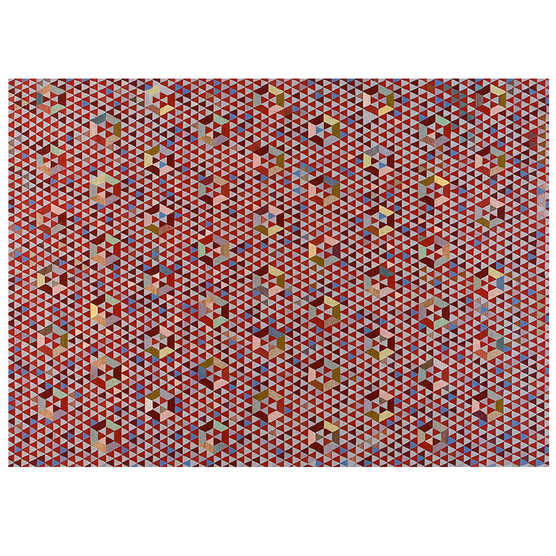 Triangles Rug - Trianglehex Sweet Pink