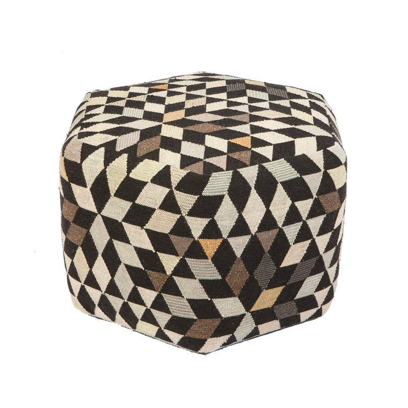 Triangles Rug - Pouffs - Tall