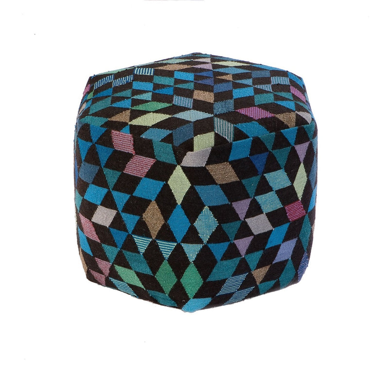 Triangles Rug - Pouffs - Tall
