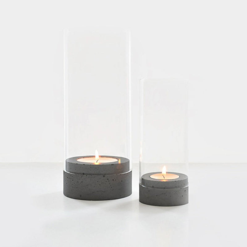 Candlesticks with Glass - matchless style