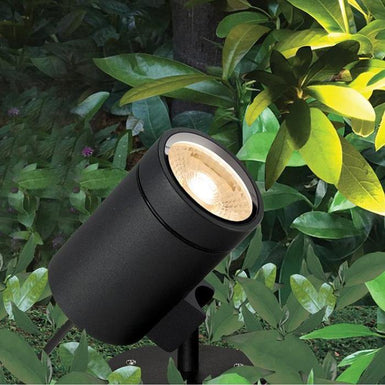 CG Lighting - Gunnsy AC Outdoor Ground Spot Light, Sandy Anthracite - Matchless Style