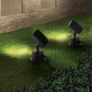 CG Lighting - Moby LED Outdoor Spot Light, Sandy Anthracite - Matchless Style