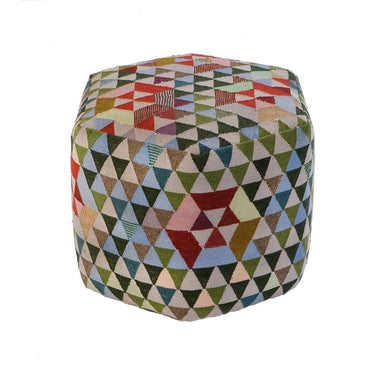 Triangles Rug - Pouffs - Tall