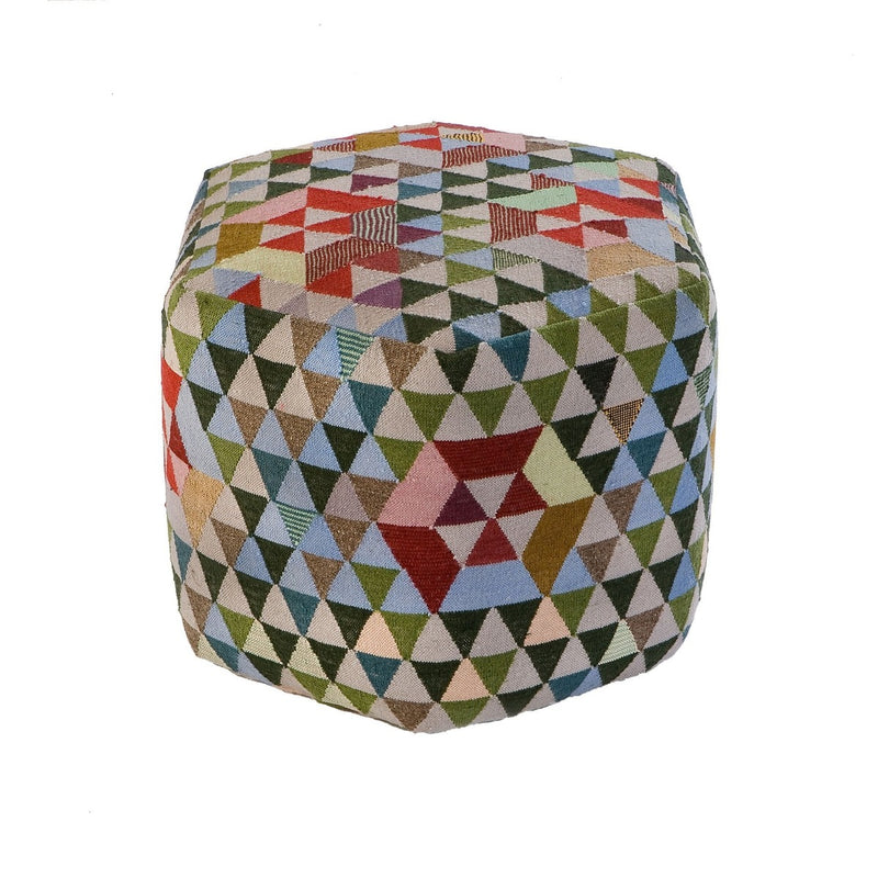 Triangles Rug - Pouffs - Tall