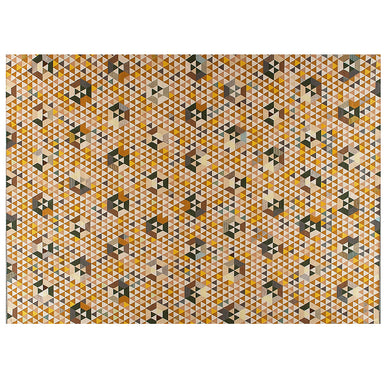 Triangles Rug - Trianglehex Gold